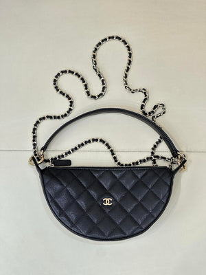 Chanel Clutch with chain Lambskin & Gold-Tone Metal AP5094 Black - Default Title - View 1
