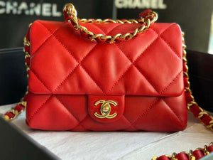 Chanel flap bag Lambskin AS3498 Red - Default Title - View 2