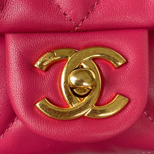 Chanel flap bag Lambskin AS3498 Rose Red - Default Title - View 3