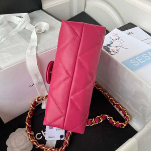 Chanel flap bag Lambskin AS3498 Rose Red - Default Title - View 6