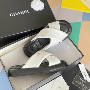 Chanel G38864 Mules Fabric Sandals Women C91151 - 35 - View 2