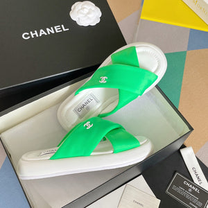 Chanel G38864 Mules Fabric Sandals Women C91153 - 35 - View 1
