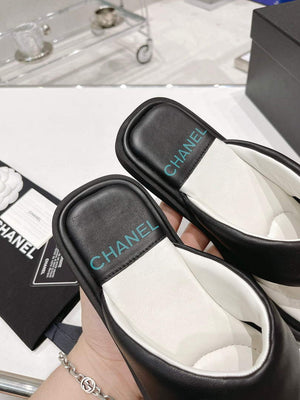 Chanel G38865 Sandals Mules Fabric Women C91180 - 35 - View 4