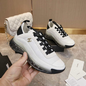 Chanel G39066 Men Women's Classic double C LOGO Trainer Sneaker C91341 - Fmale-Euro 35=US 4 - View 3
