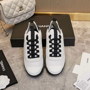 Chanel G39066 Men Women's Classic double C LOGO Trainer Sneaker C91341 - Fmale-Euro 35=US 4 - View 5