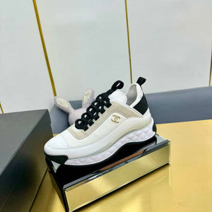 Chanel G39066 Men Women's Classic double C LOGO Trainer Sneaker C91344 - Fmale-Euro 35=US 4 - View 2