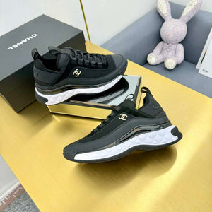Chanel G39066 Men Women's Classic double C LOGO Trainer Sneaker C91346 - Fmale-Euro 35=US 4 - View 4
