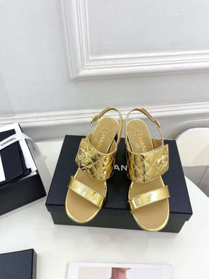 Chanel G39645 Women's High Heel Sandals C91327 - 35 - View 2