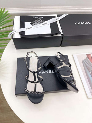 Chanel G39645 Women's Sandals C91320 - 35 - View 4