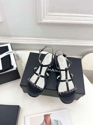Chanel G39645 Women's Sandals C91320 - 35 - View 5