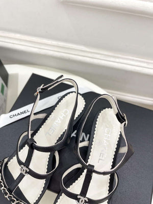 Chanel G39645 Women's Sandals C91320 - 35 - View 7