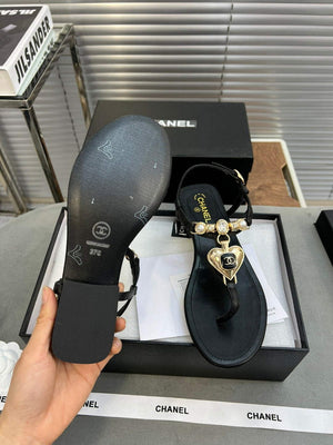Chanel G39674 Women's Sandals Shoes Lambskin C90261 - 35 - View 9