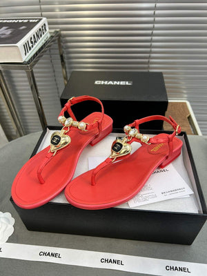 Chanel G39674 Women's Sandals Shoes Lambskin C90265 - 35 - View 3