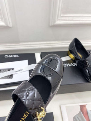 Chanel G39732 Women's Mary Janes Shoes C91328 - 35 - View 6