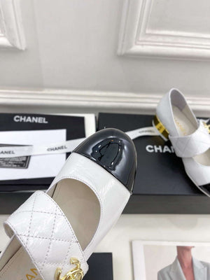 Chanel G39732 Women's Mary Janes Shoes C91329 - 35 - View 7