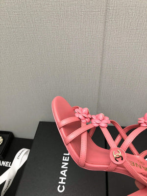 Chanel G40128 Women's Sandals Shoes Lambskin C90216 - 35 - View 5