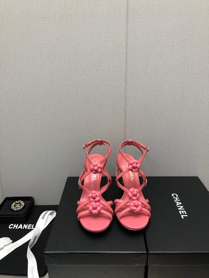 Chanel G40128 Women's Sandals Shoes Lambskin C90216 - 35 - View 6