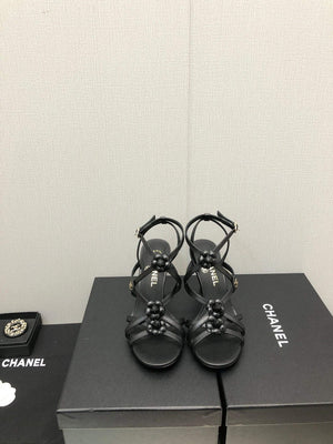 Chanel G40128 Women's Sandals Shoes Lambskin C90217 - 35 - View 6