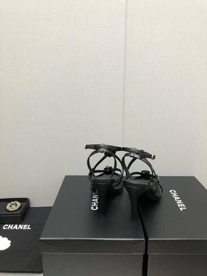 Chanel G40128 Women's Sandals Shoes Lambskin C90217 - 35 - View 8