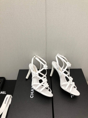 Chanel G40128 Women's Sandals Shoes Lambskin C90218 - 35 - View 2