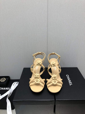 Chanel G40128 Women's Sandals Shoes Lambskin C90219 - 35 - View 3
