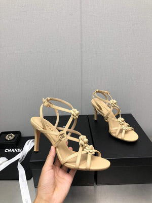 Chanel G40128 Women's Sandals Shoes Lambskin C90219 - 35 - View 1