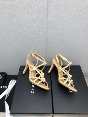 Chanel G40128 Women's Sandals Shoes Lambskin C90219 - 35 - View 9