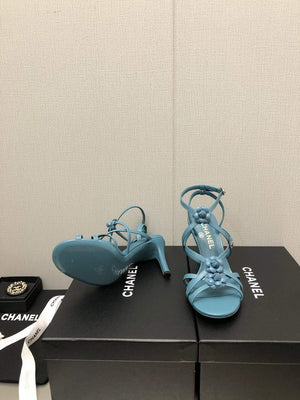 Chanel G40128 Women's Sandals Shoes Lambskin C90220 - 35 - View 5