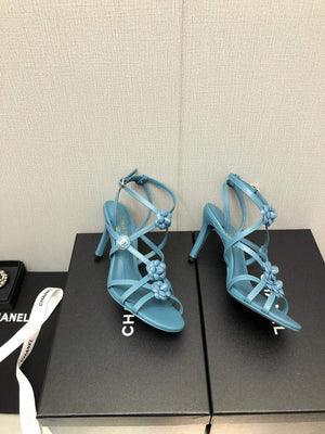 Chanel G40128 Women's Sandals Shoes Lambskin C90220 - 35 - View 7
