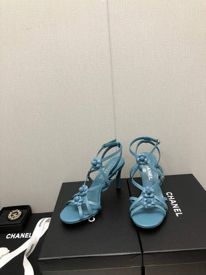 Chanel G40128 Women's Sandals Shoes Lambskin C90220 - 35 - View 8