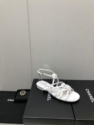 Chanel G40128 Women's Sandals Shoes Lambskin C90221 - 35 - View 5