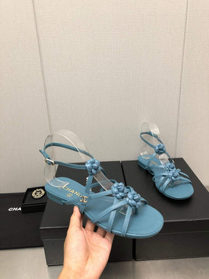 Chanel G40128 Women's Sandals Shoes Lambskin C90222 - 35 - View 8