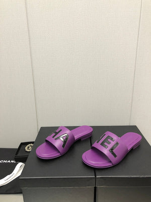 Chanel G40129 Women's Slippers Shoes Lambskin C90227 - 35 - View 9