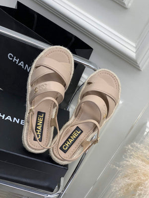 Chanel G40132 Women's Sandals Shoes Lambskin C90215 - 35 - View 8