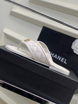 Chanel G40132 Women's Slippers Shoes Calfskin C90204 - 35 - View 8