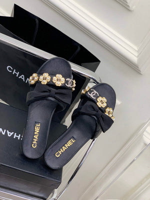 Chanel G40132 Women's Slippers Shoes Lambskin C90201 - 35 - View 1