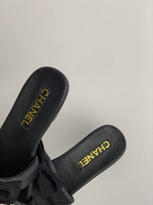 Chanel G40132 Women's Slippers Shoes Lambskin C90201 - 35 - View 9