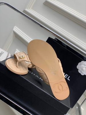 Chanel G40132 Women's Slippers Shoes Calfskin C90203 - 35 - View 7