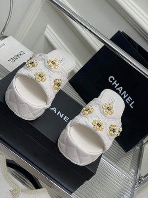Chanel G40132 Women's Slippers Shoes Calfskin C90206 - 35 - View 2