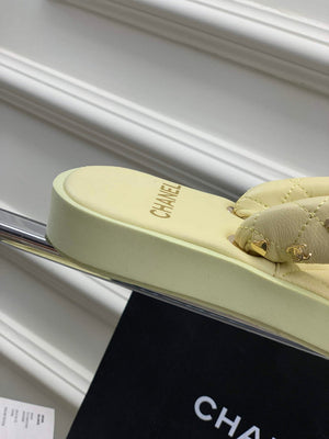 Chanel G40132 Women's Slippers Shoes Lambskin C90209 - 35 - View 7