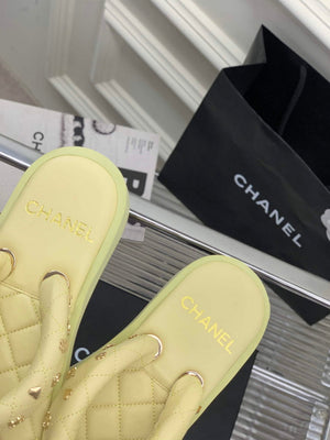 Chanel G40132 Women's Slippers Shoes Lambskin C90209 - 35 - View 9