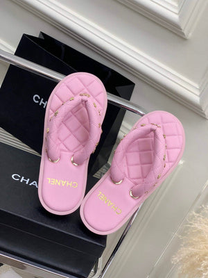 Chanel G40132 Women's Slippers Shoes Lambskin C90210 - 35 - View 4