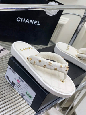 Chanel G40132 Women's Slippers Shoes Lambskin C90211 - 35 - View 5