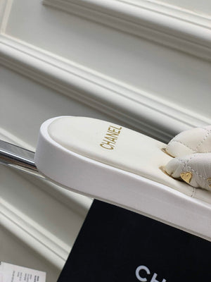Chanel G40132 Women's Slippers Shoes Lambskin C90211 - 35 - View 7