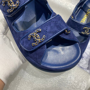 Chanel G40138 Women's Sandals Shoes Lambskin C90236 - 35 - View 6