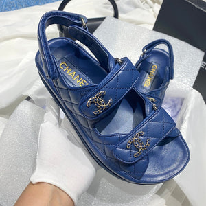 Chanel G40138 Women's Sandals Shoes Lambskin C90238 - 35 - View 3