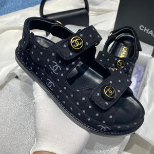 Chanel G40138 Women's Sandals Shoes Lambskin C90241 - 35 - View 3