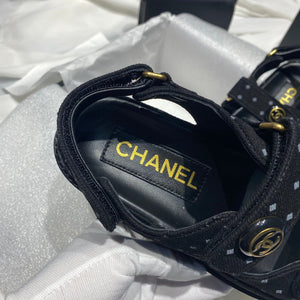 Chanel G40138 Women's Sandals Shoes Lambskin C90241 - 35 - View 7