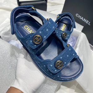Chanel G40138 Women's Sandals Shoes Lambskin C90242 - 35 - View 4