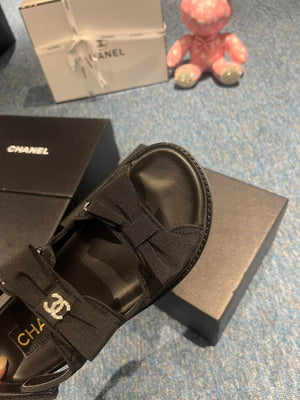 Chanel G40138 Women's Sandals Shoes Lambskin C90244 - 35 - View 8